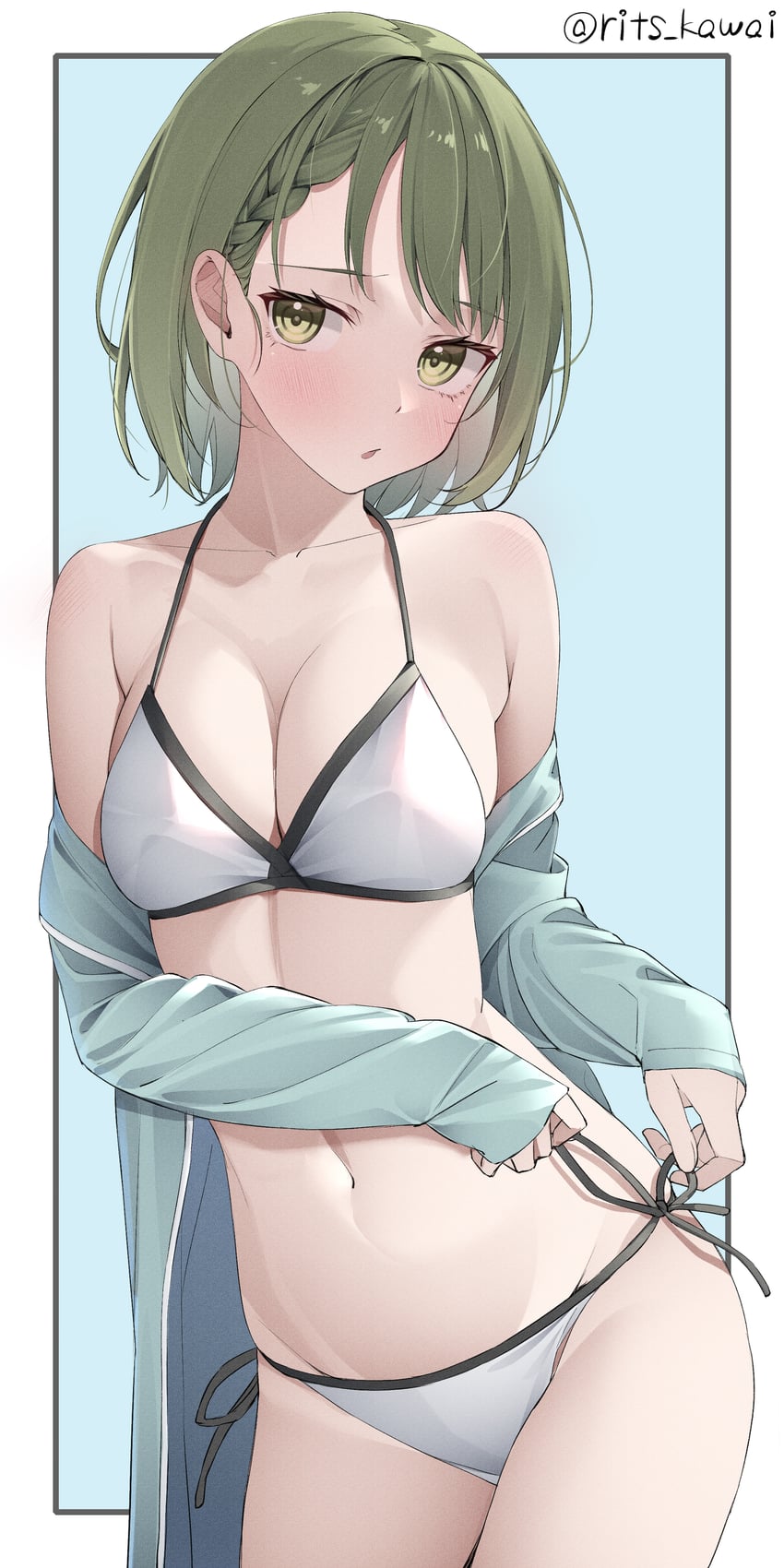 nanakusa nichika (idolmaster and 1 more) drawn by kawai_ritsu_(rits_meg)