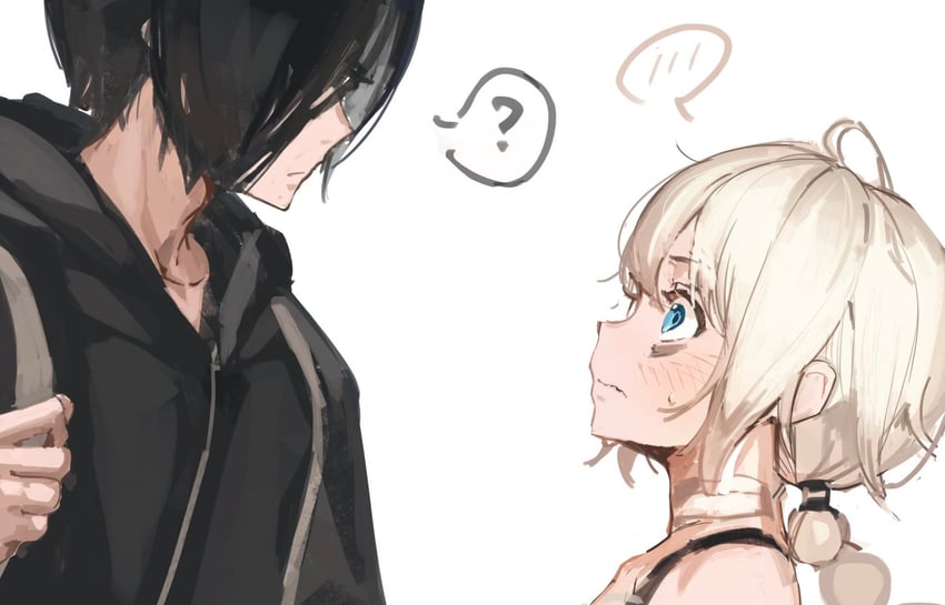kurohara tokio and shishinegura palma (choujin x) drawn by mikeekakiaka2