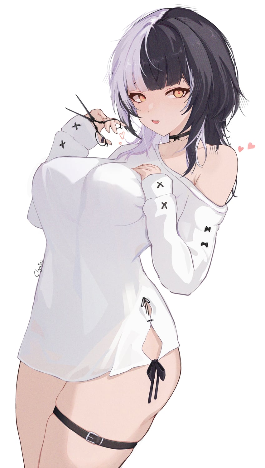 shiori novella (hololive and 1 more) drawn by chyraliss