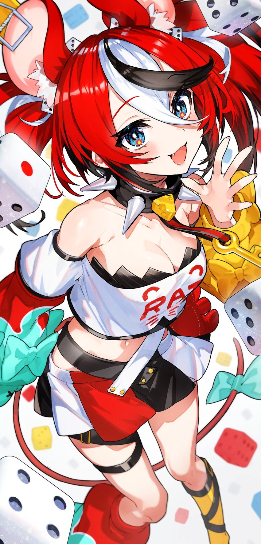 hakos baelz (hololive and 1 more) drawn by mika_pikazo