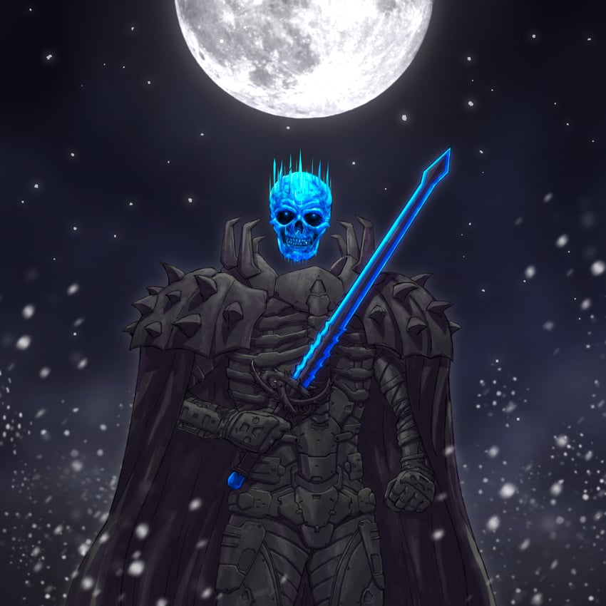 skull knight and skullhacker (original and 3 more) drawn by adi_(adivider)