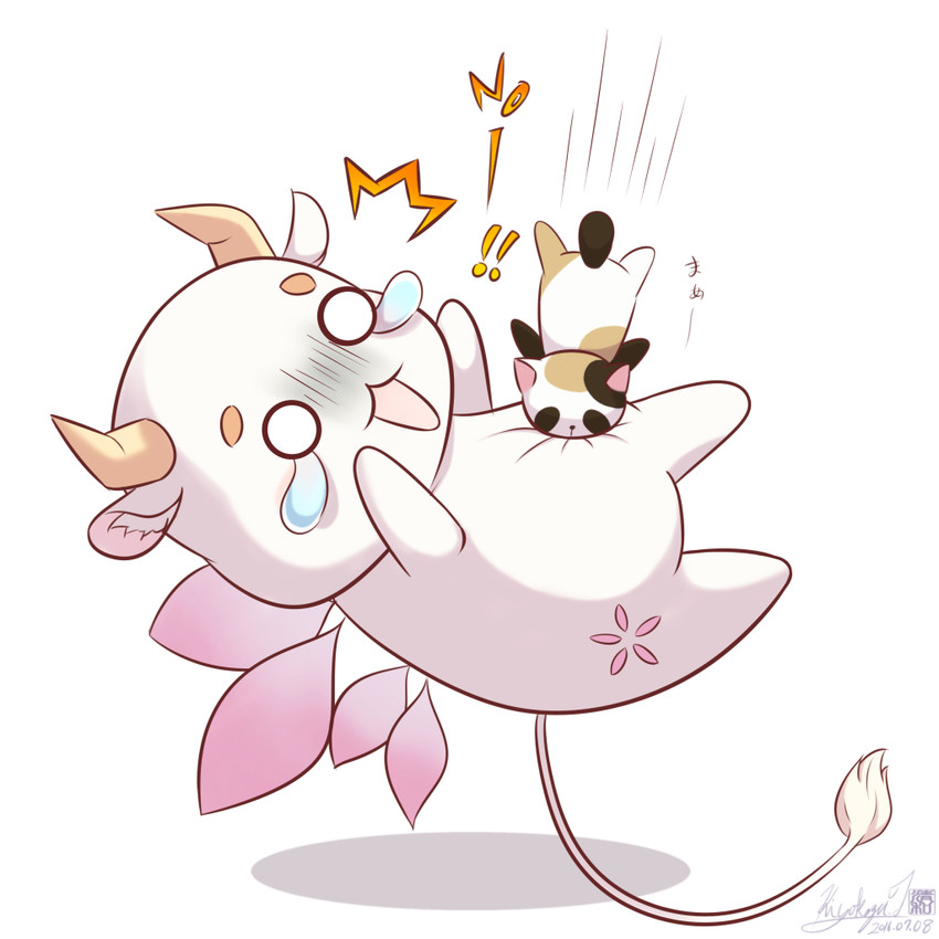 aria pokoteng, president maa, and gyuuki (aria and 2 more) drawn by kiyokazu