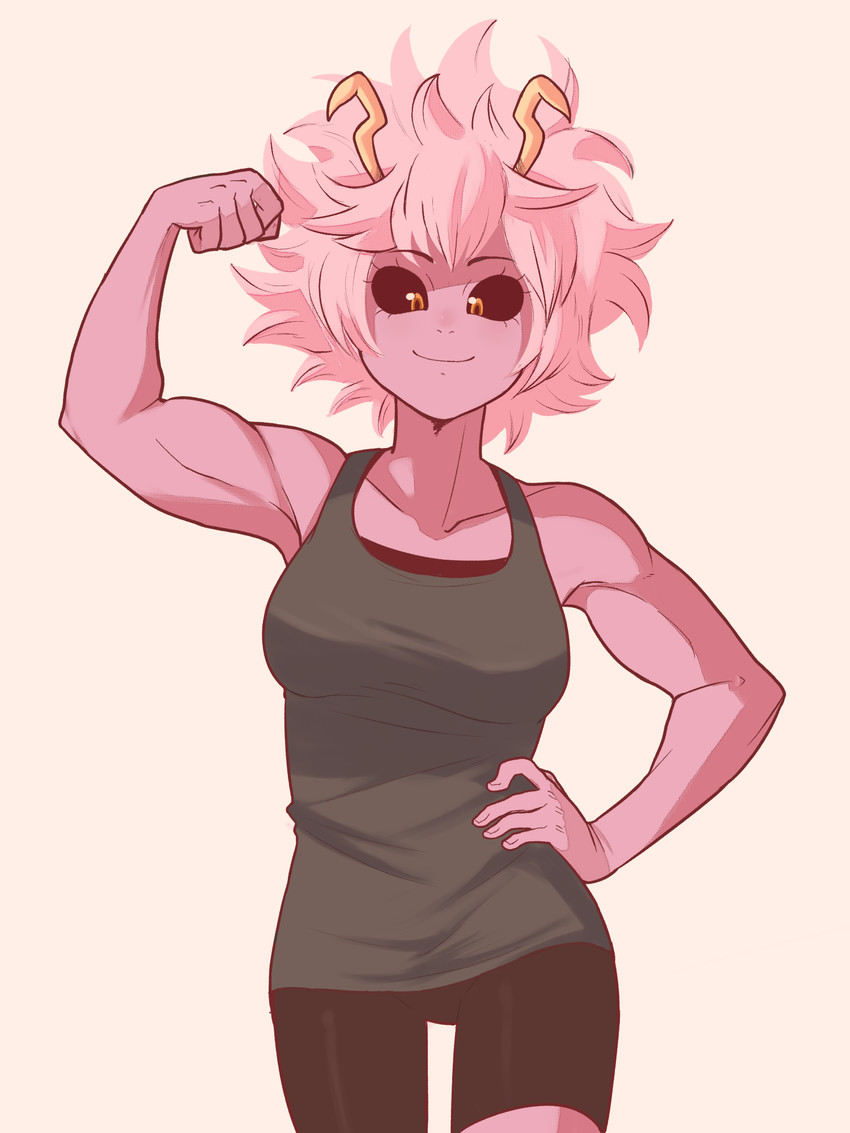ashido mina (boku no hero academia) drawn by sally_(luna-arts)