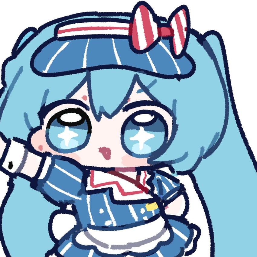 hatsune miku (vocaloid and 1 more) drawn by miratsu_(miratsu169)