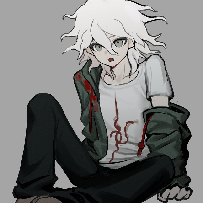 komaeda nagito (danganronpa and 1 more) drawn by uz_(770653249d)