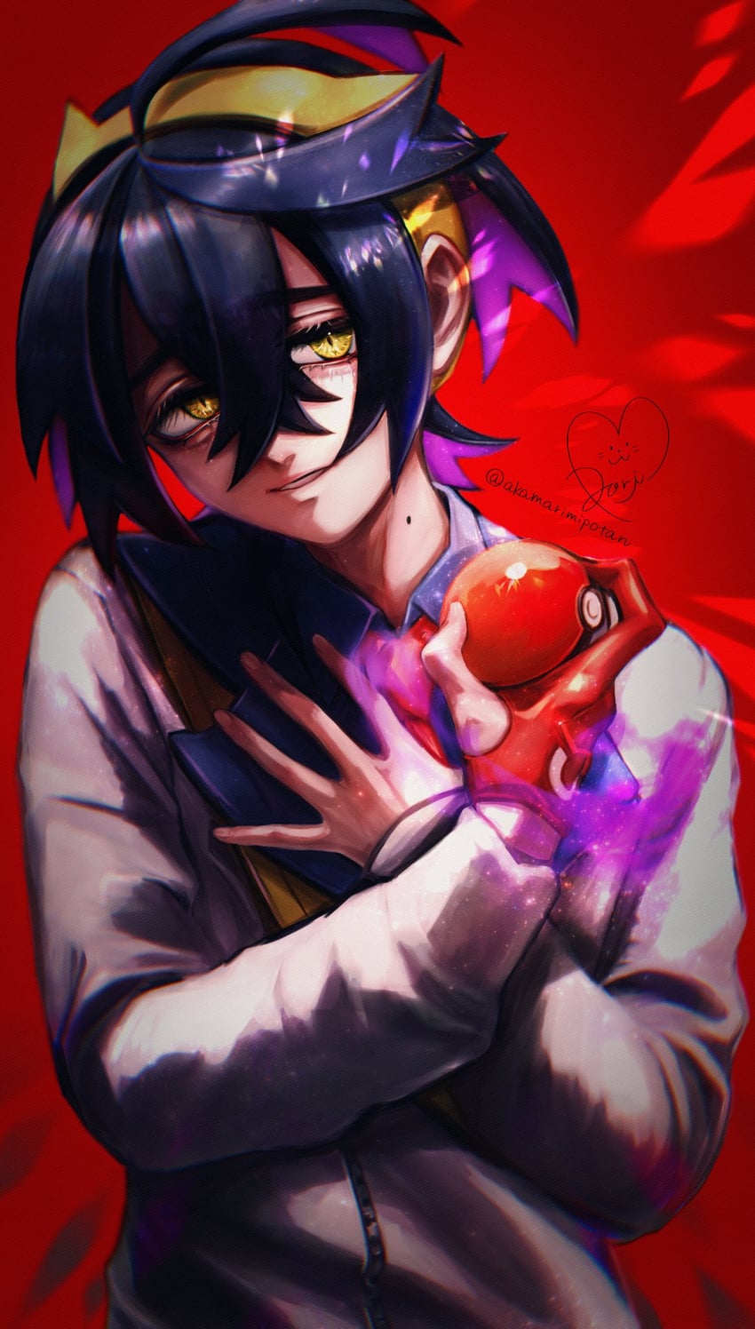 kieran (pokemon and 1 more) drawn by sanomi_pori