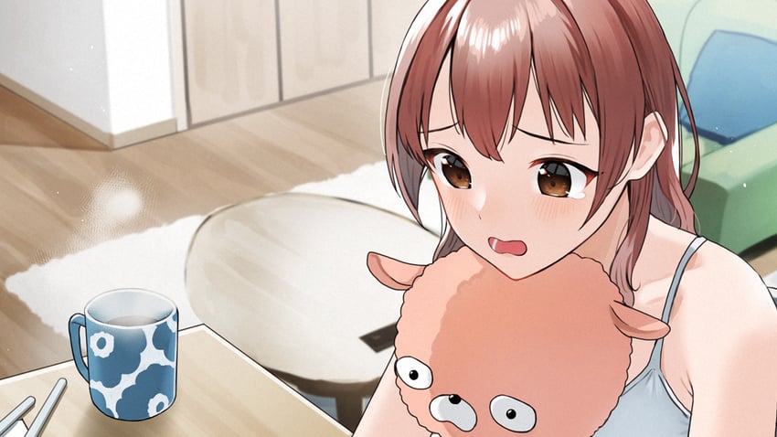 udou komori (genkai ol-chan nui wo suu) drawn by doushimasho