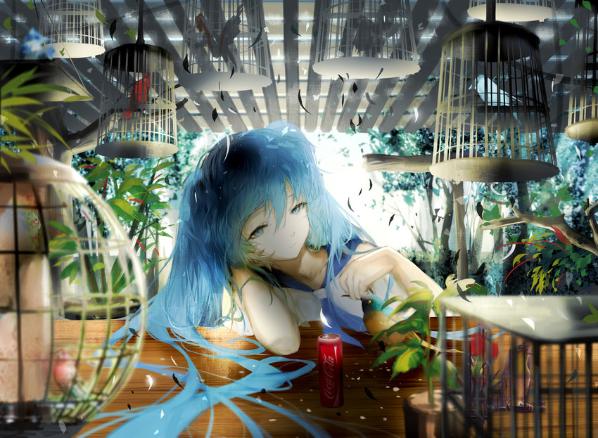 hatsune miku (vocaloid and 1 more) drawn by sa'yuki