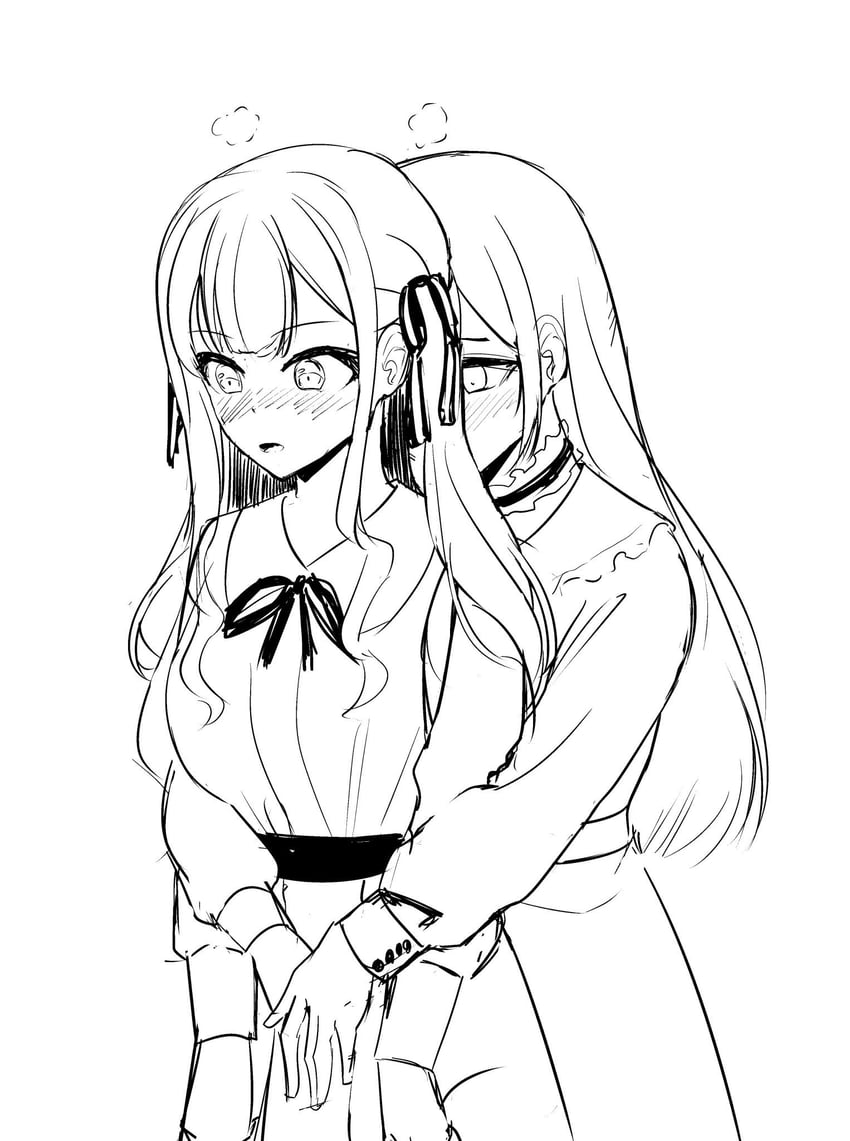 togawa sakiko and wakaba mutsumi (bang dream! and 1 more) drawn by 37tis