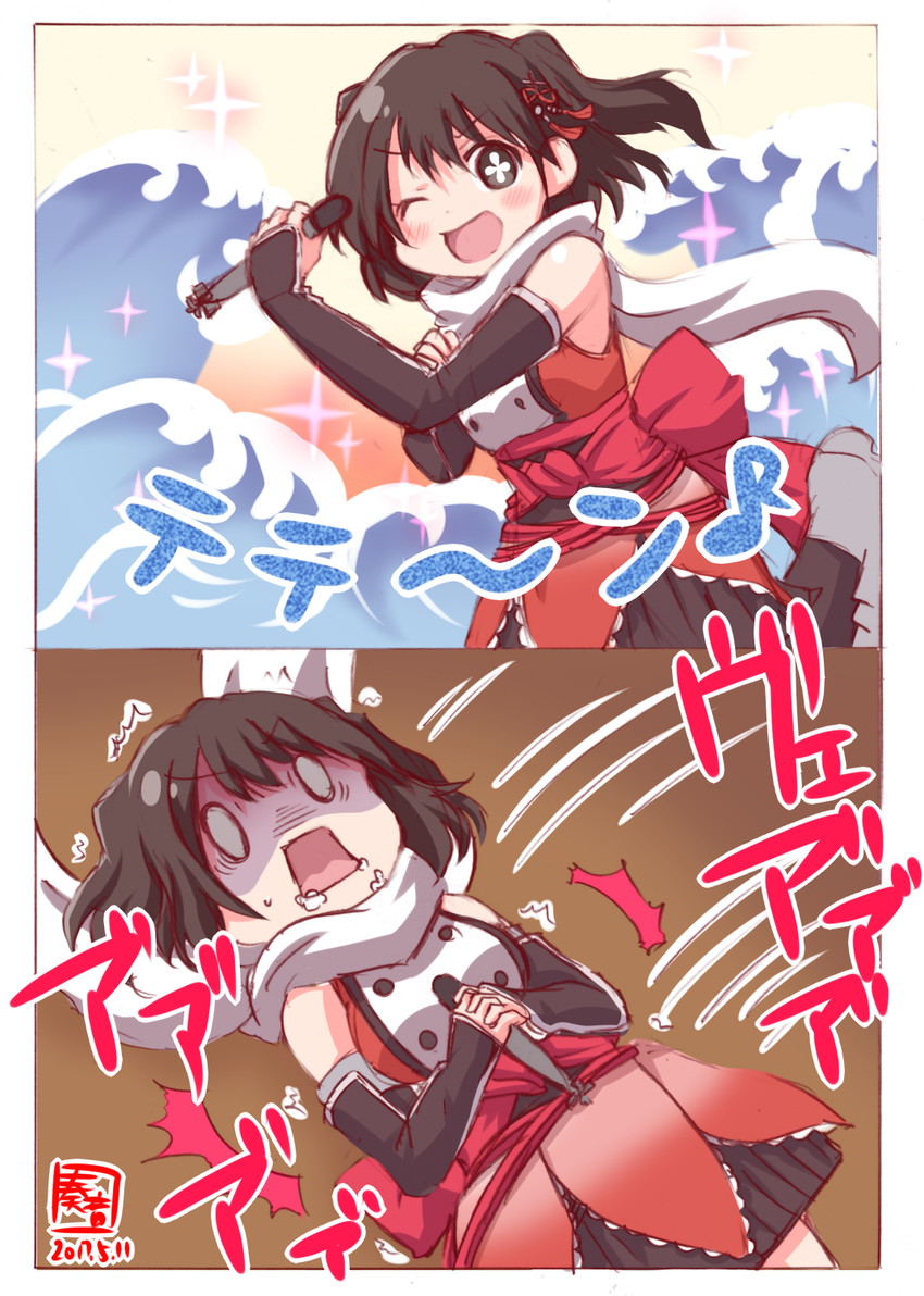 sendai, sendai kai ni, and sakura ayane (kantai collection and 1 more) drawn by kanon_(kurogane_knights)