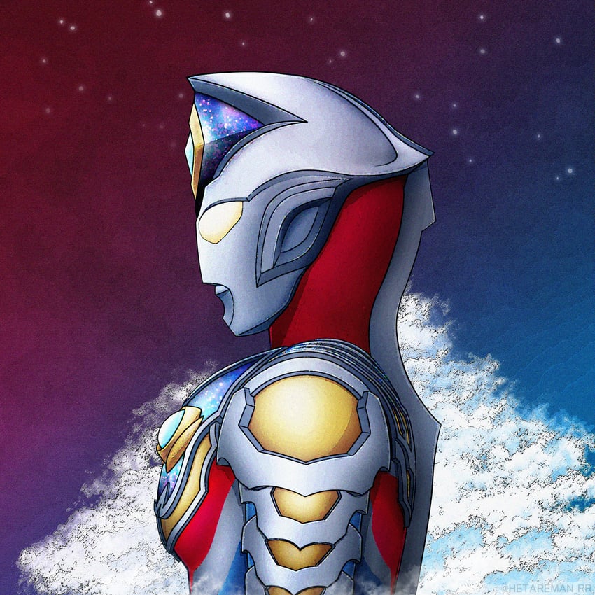 ultraman decker (ultra series and 2 more) drawn by hetareman