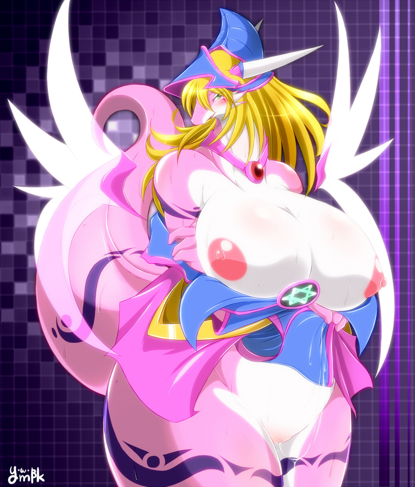 dark magician girl (yu-gi-oh!) drawn by ymbk
