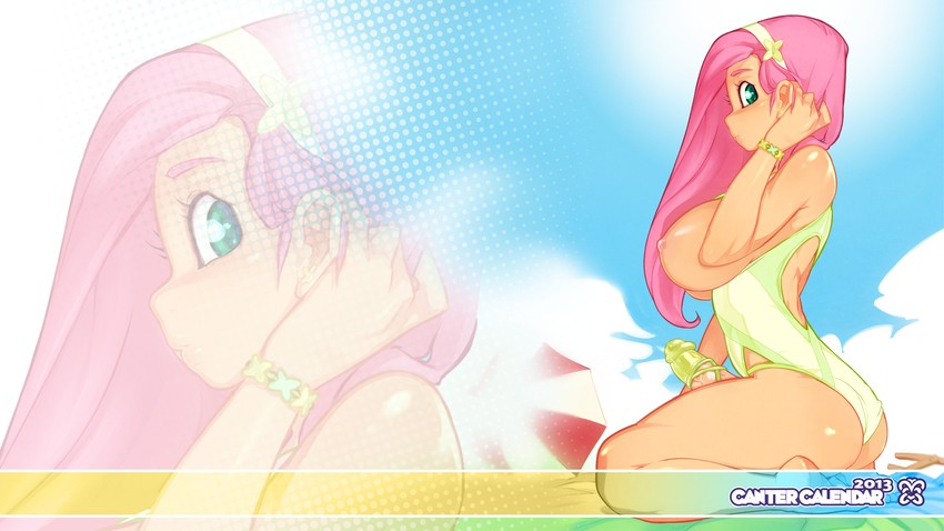 fluttershy (my little pony and 1 more) drawn by doxy