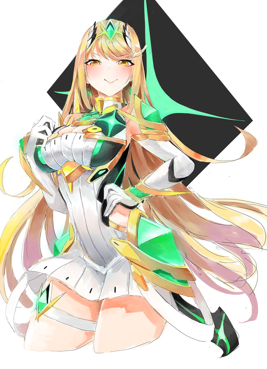 mythra (xenoblade chronicles and 1 more) drawn by tim_(a9243190a)
