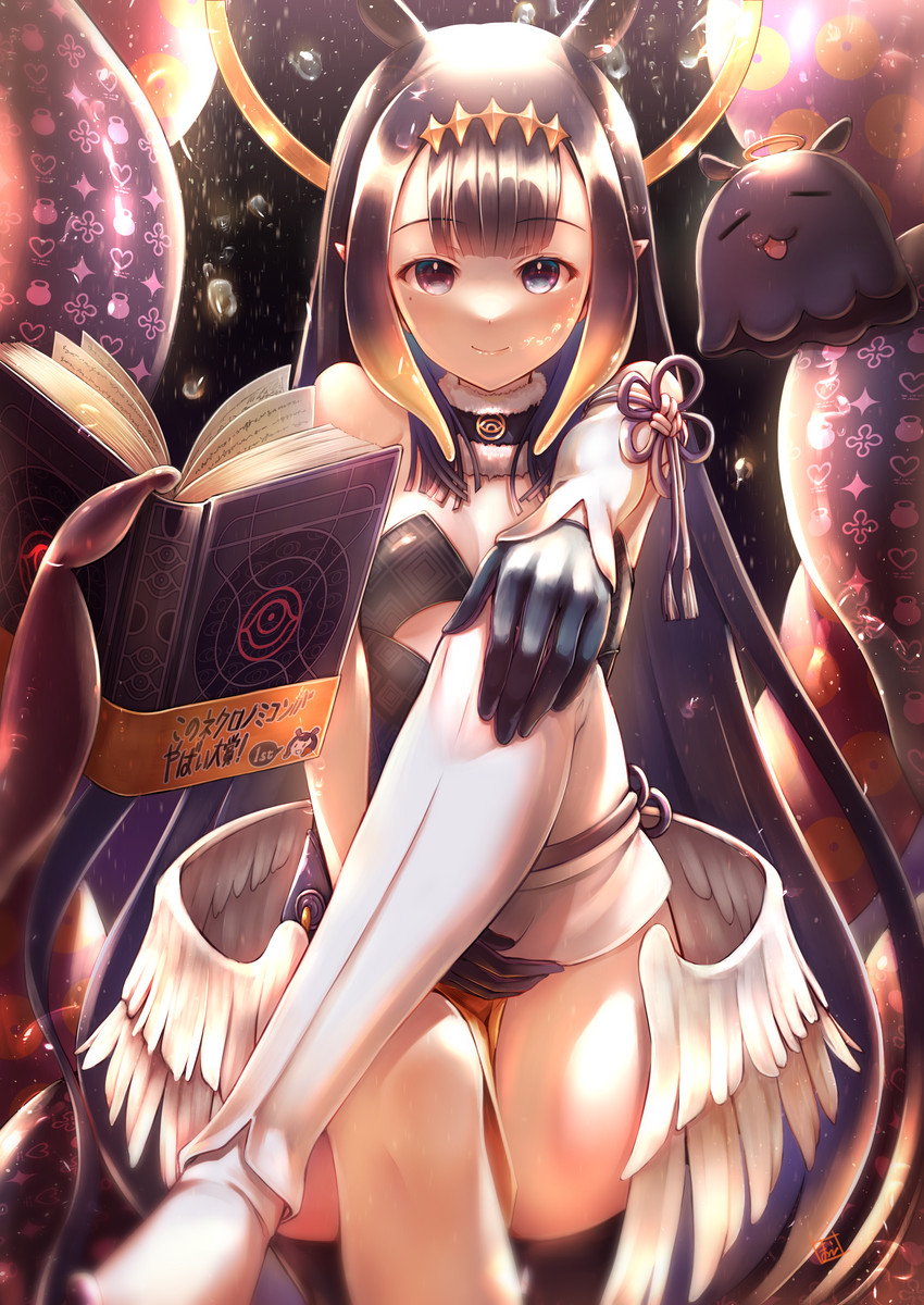 ninomae ina'nis, takodachi, and ao-chan (hololive and 1 more) drawn by kamishiro_mai_(capti-no)