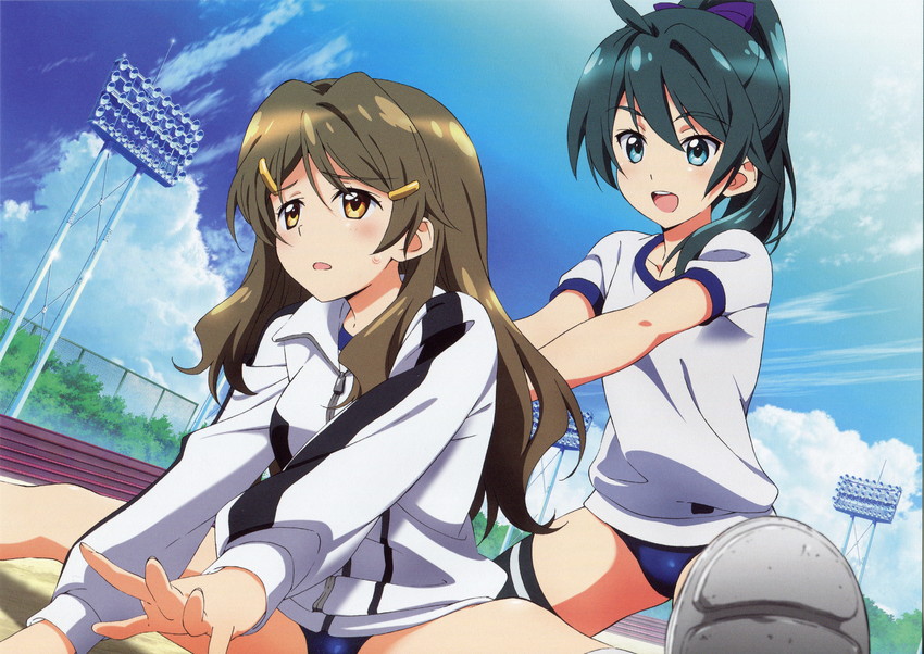 shinomiya himawari and saegusa wakaba (vividred operation) drawn by sano_keiichi