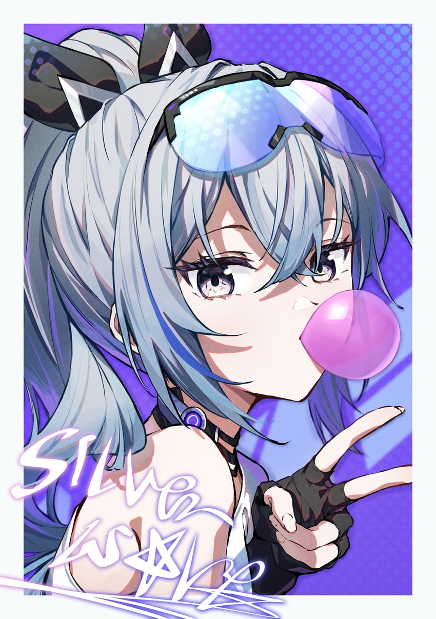 silver wolf (honkai and 1 more) drawn by retsu_(retsu_3)