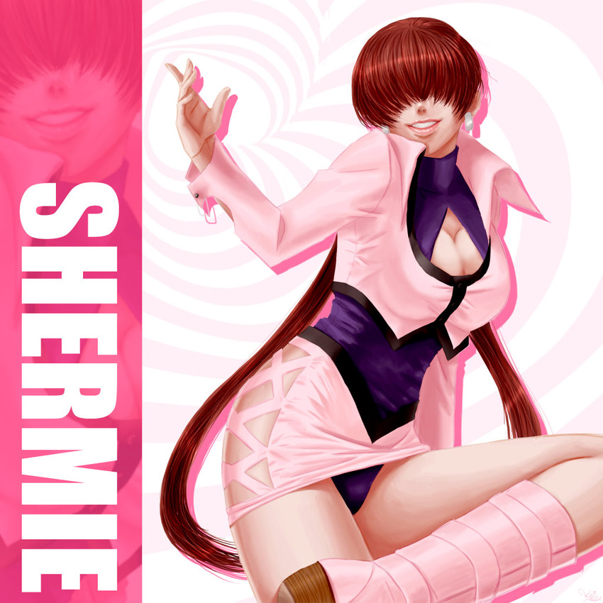 shermie (the king of fighters) drawn by kei-r