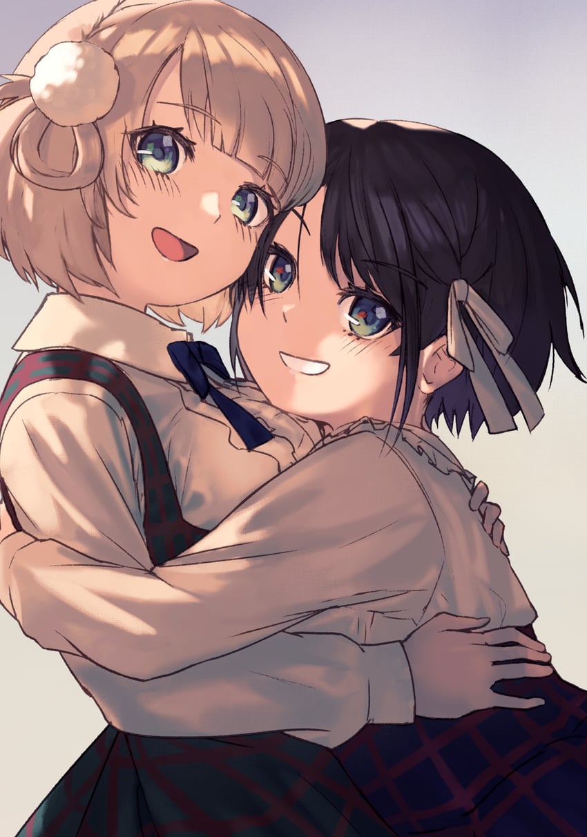 oozora subaru and shigure ui (hololive and 1 more) drawn by bluedoggie