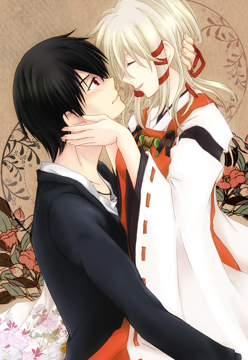 uka-no-mitama-no-kami and fushimi touka (inari konkon koi iroha.) drawn by evgrxxriu