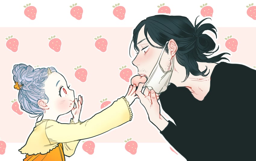 aizawa shota and eri (boku no hero academia) drawn by oru_2ji
