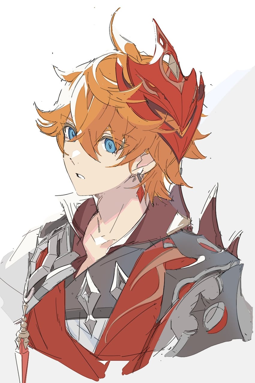 tartaglia (genshin impact) drawn by munya_(pic)