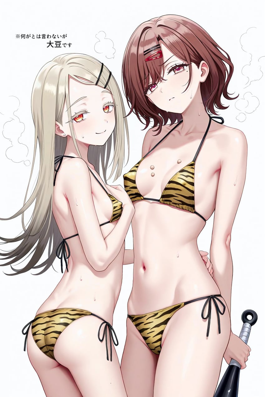 higuchi madoka and shinosawa hiro (idolmaster and 2 more) drawn by kamukamu_(kamukamu1103)