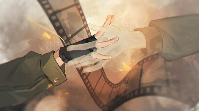 an-an lee and click (reverse:1999) drawn by chao_ji_xuecai