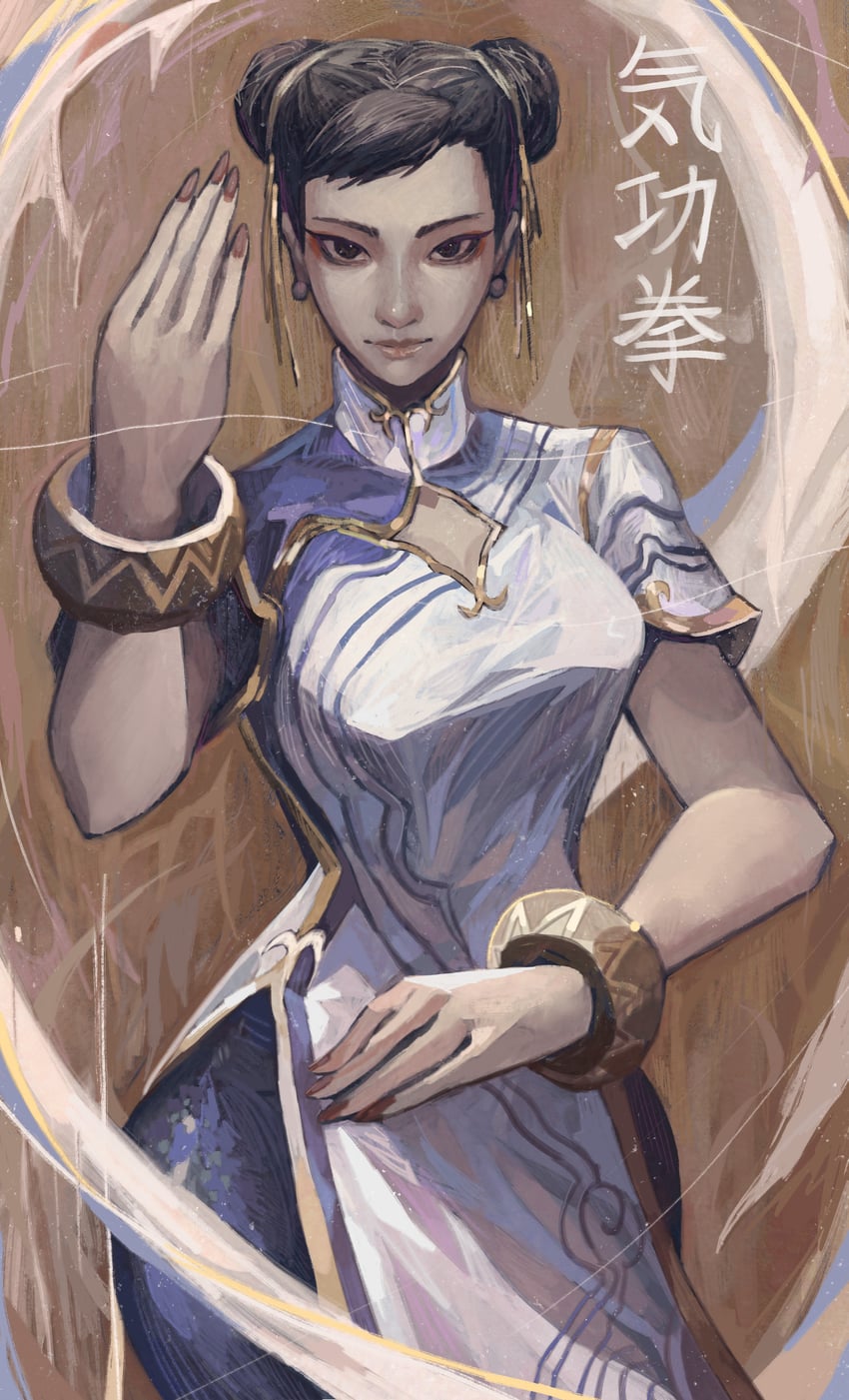 chun-li (street fighter and 1 more) drawn by subakeye