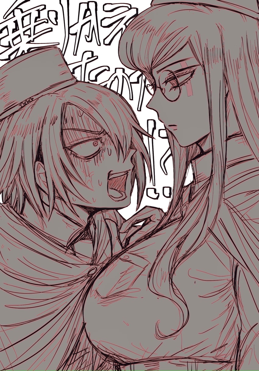 yomi hellsmile and martina electro (master detective archives: rain code) drawn by kinu_(konoyoha_mtgi)