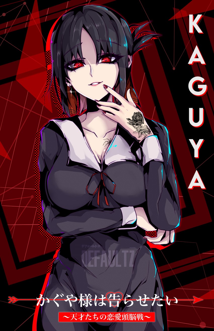 shinomiya kaguya (kaguya-sama wa kokurasetai ~tensai-tachi no renai zunousen~) drawn by defaultz