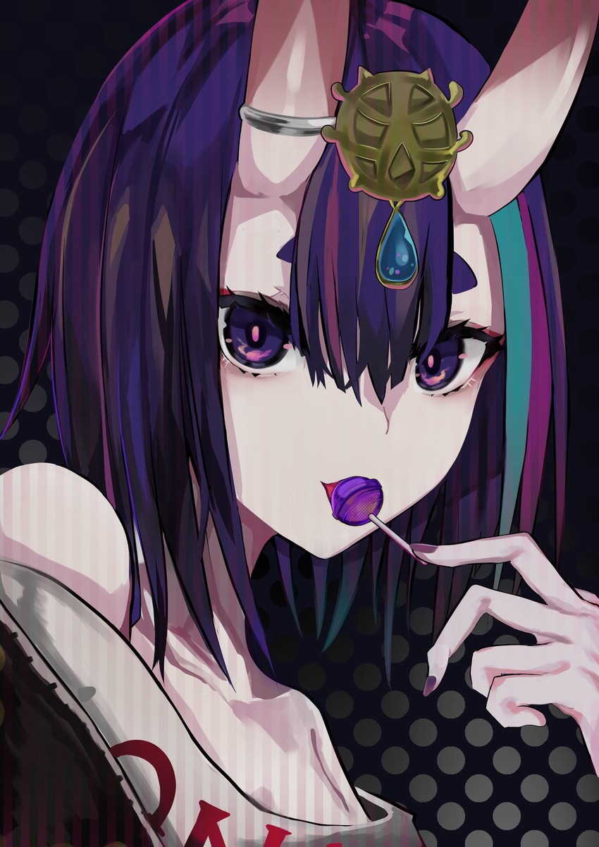 mash kyrielight and shuten douji (fate and 1 more) drawn by san_(harutuki_3)