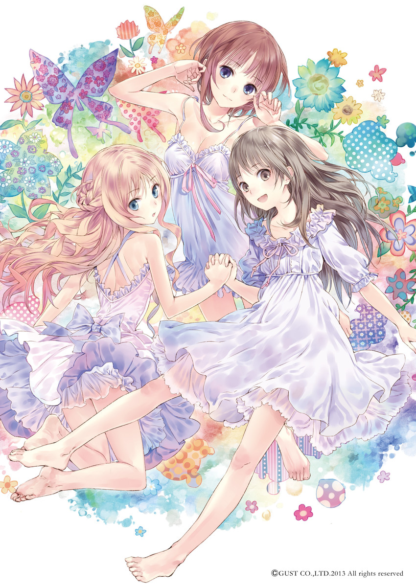 totooria helmold, rorolina frixell, and merurulince rede arls (atelier and 3 more) drawn by kishida_mel