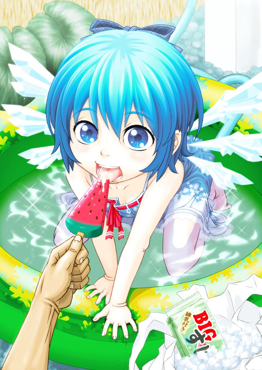 cirno (touhou) drawn by mdc_honpo