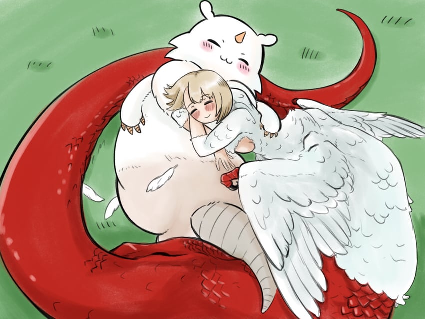 falin touden and anoko (dungeon meshi and 1 more) drawn by pookenine