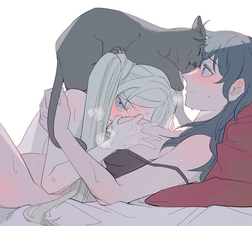 female byleth and edelgard von hresvelg (fire emblem and 1 more) drawn by b_(wldms6650)