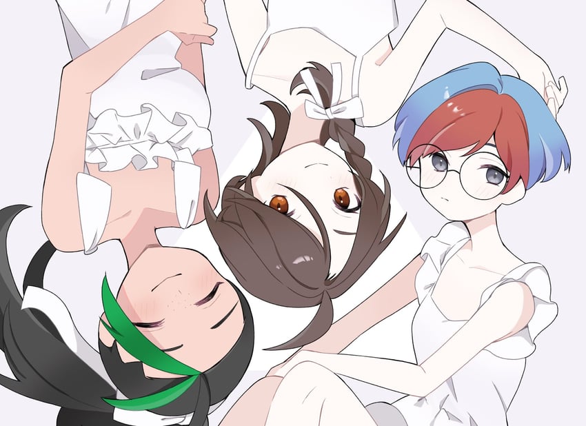 juliana, nemona, and penny (pokemon and 1 more) drawn by ukocome