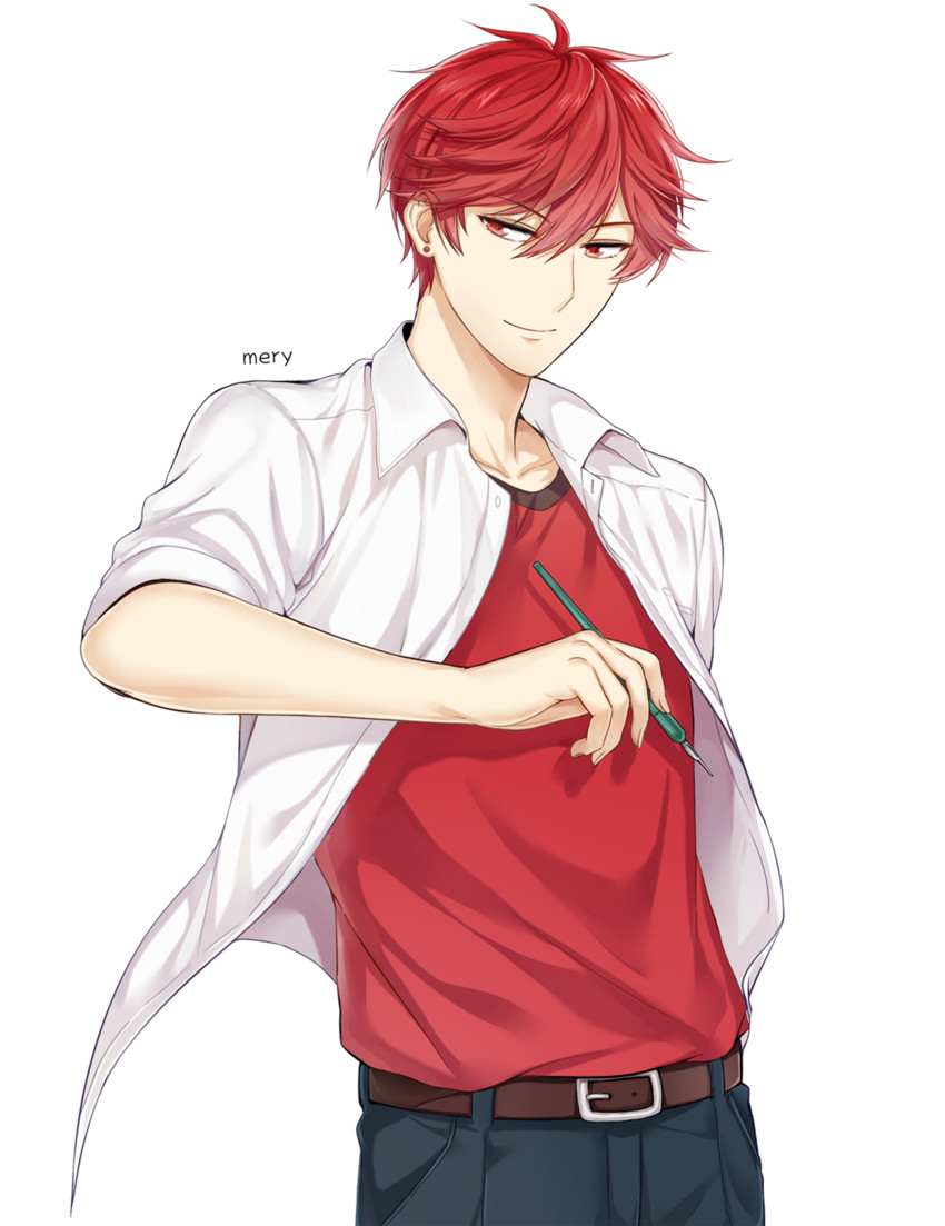 mikoshiba mikoto (gekkan shoujo nozaki-kun) drawn by mery_(yangmalgage)