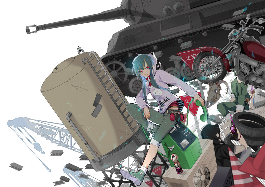 kozakura marry, kido tsubomi, kano shuuya, and seto kousuke (kagerou project) drawn by sennro