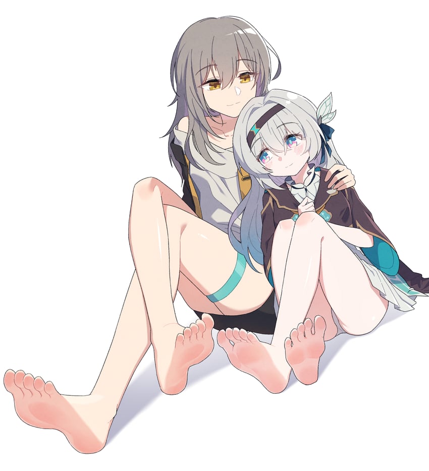 trailblazer, firefly, and stelle (honkai and 1 more) drawn by arka91