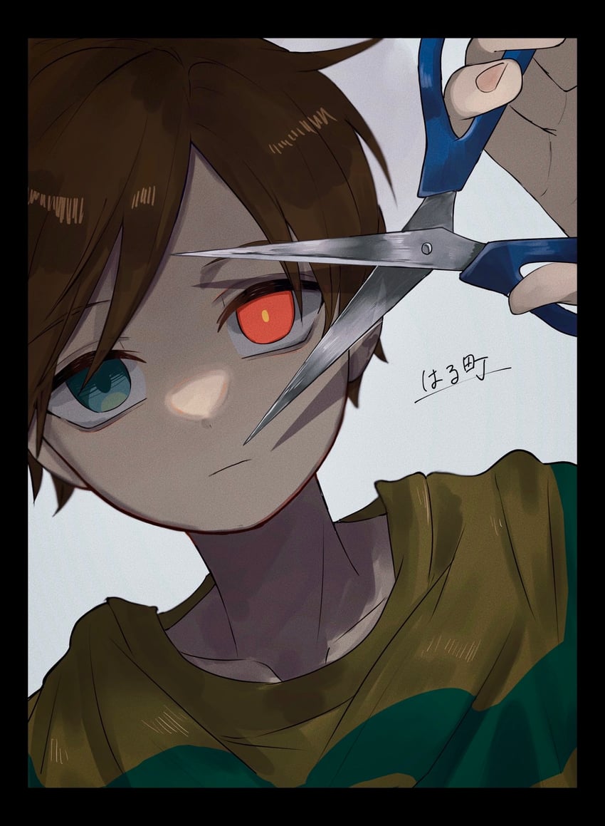 claus and masked man (mother and 1 more) drawn by haru-cho