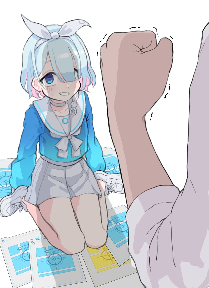 sensei and arona (blue archive) drawn by cheese_2_go