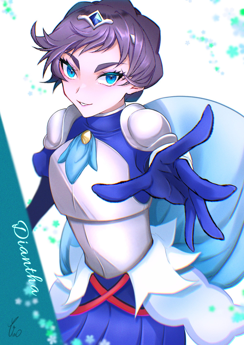 diantha (pokemon and 1 more) drawn by yao_(evep3835)