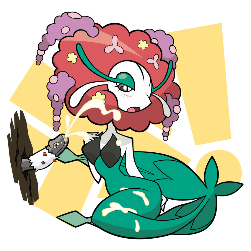 florges and spewpa (pokemon) drawn by error!man