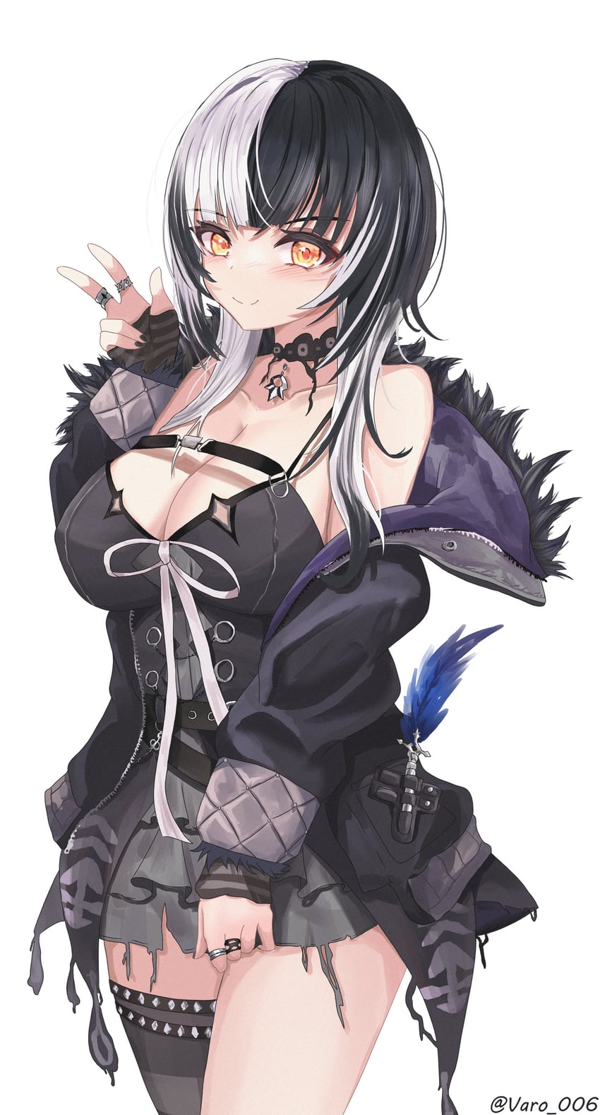 shiori novella (hololive and 1 more) drawn by varo_006