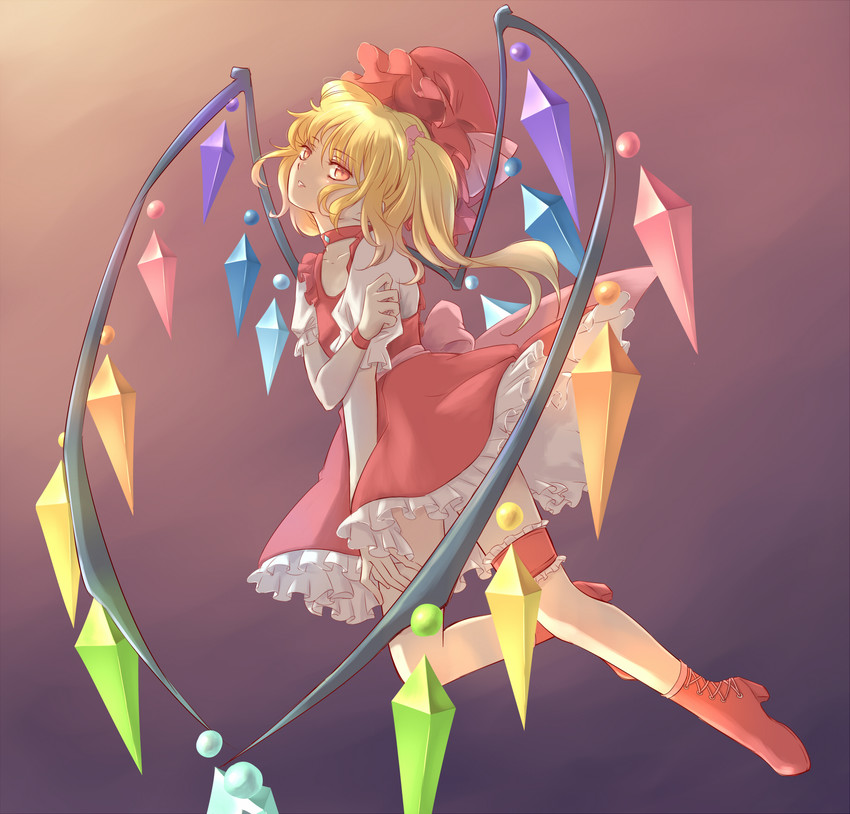 flandre scarlet (touhou) drawn by akemixu