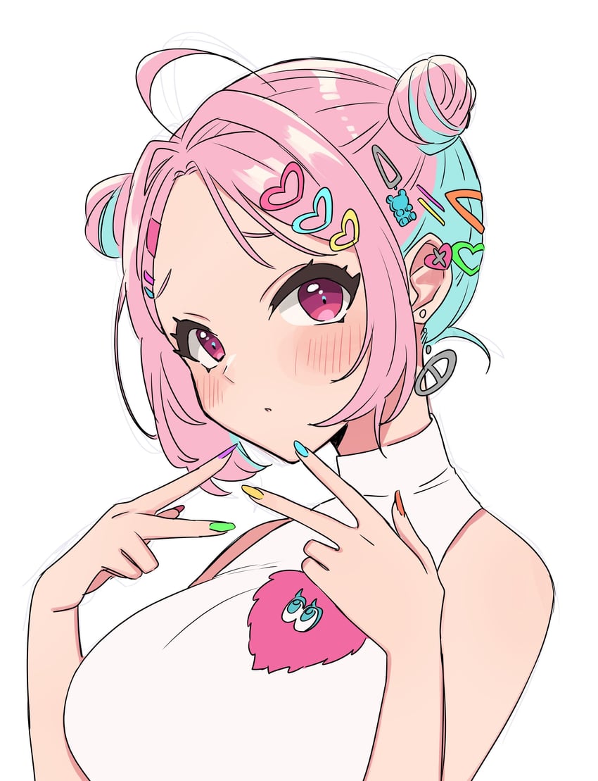 yumemi riamu (idolmaster and 2 more) drawn by sukoyaka_(100hituzi)