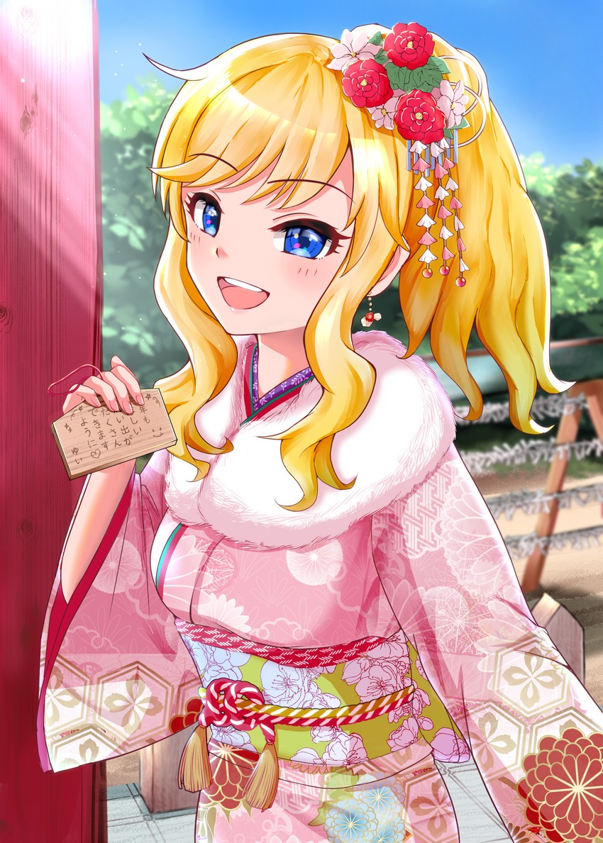 ohtsuki yui (idolmaster and 2 more) drawn by tudon_(donut)
