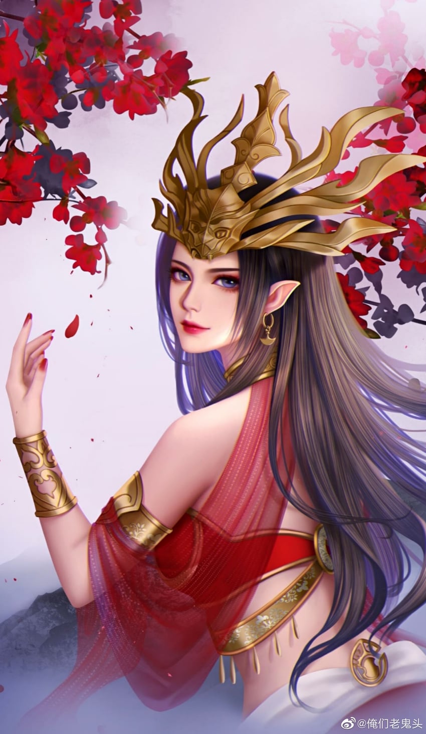 cai lin (doupo cangqiong) drawn by an_men_lao_gui_tou