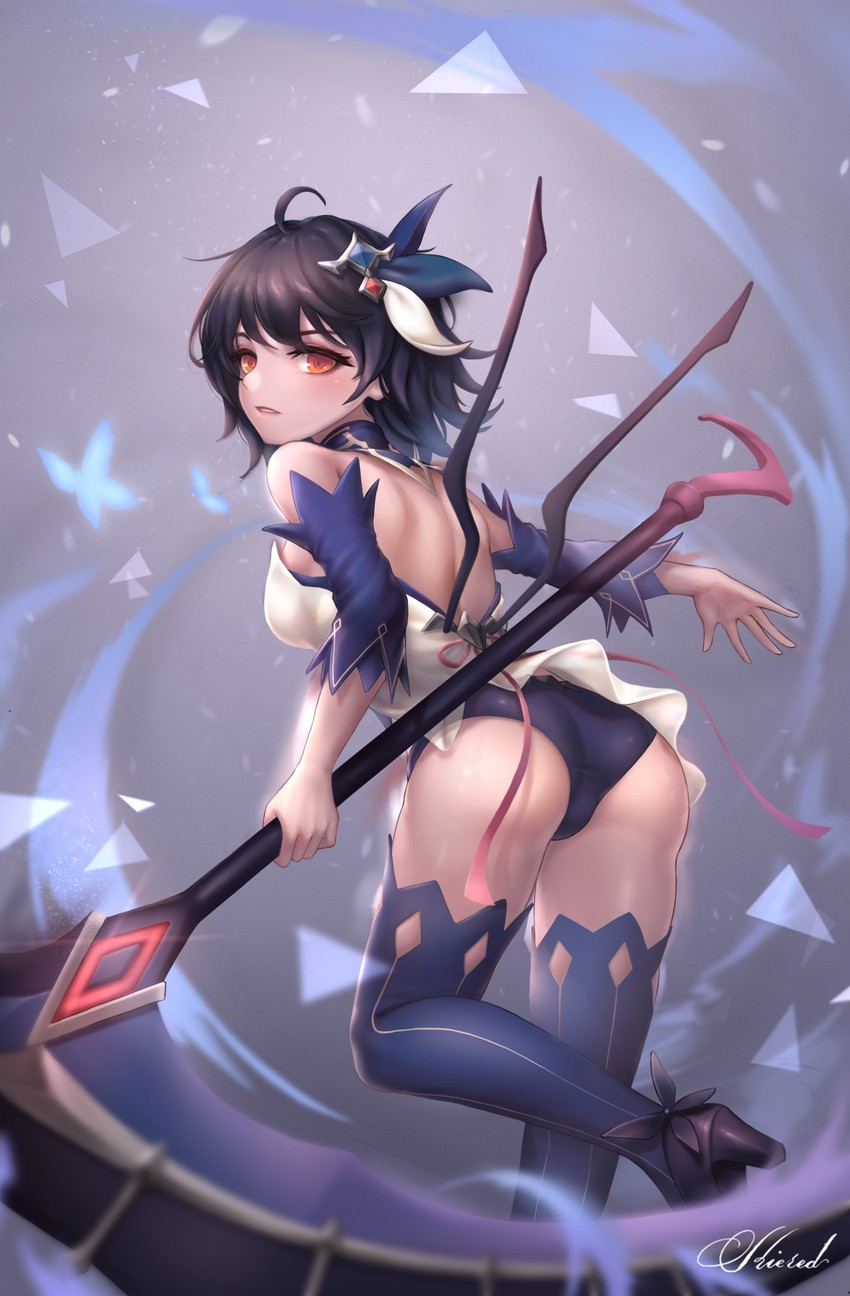 seele vollerei and seele (honkai and 1 more) drawn by kie_(wylee2212)